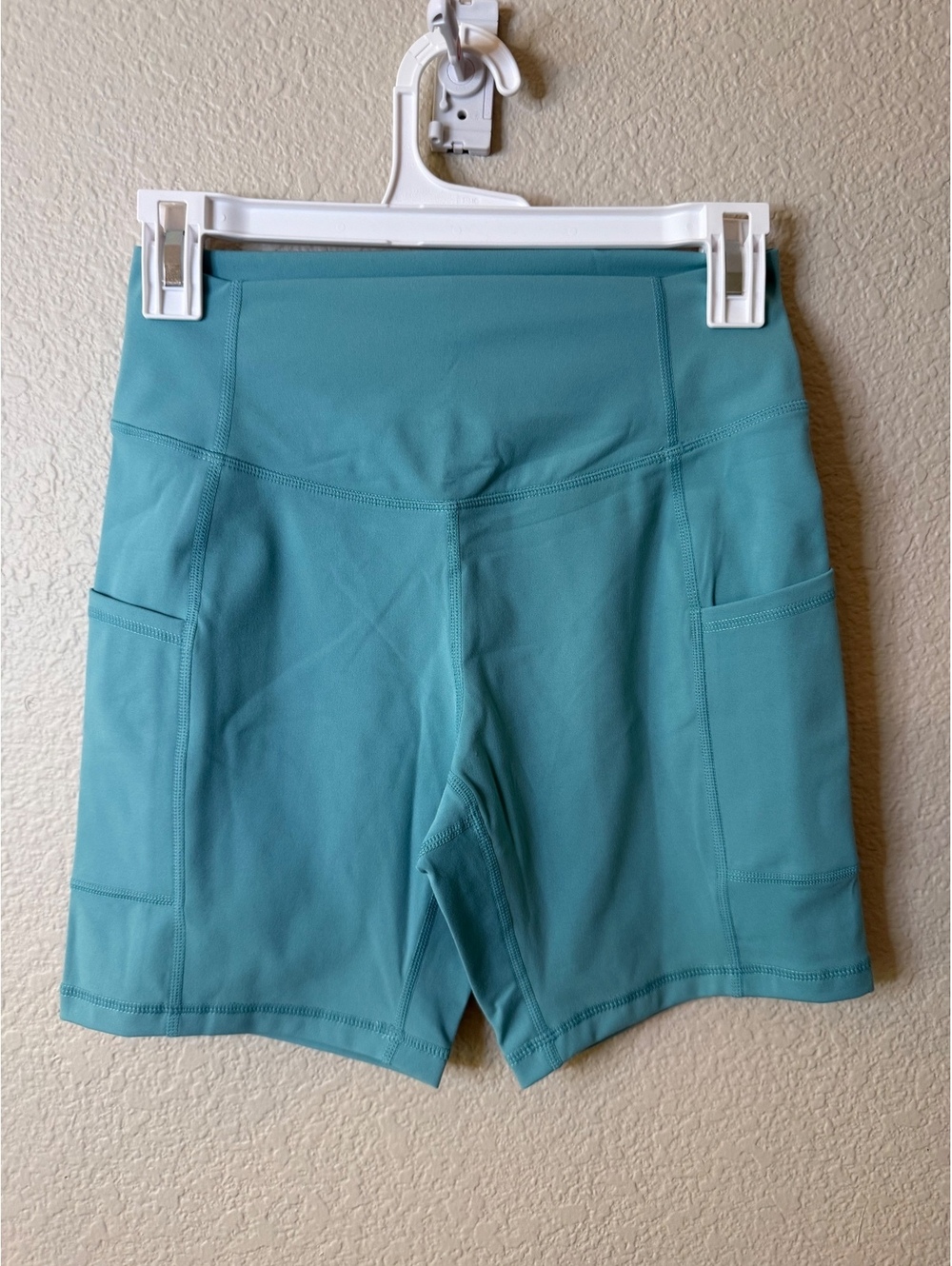 Halara Medium Turquoise Biker Shorts